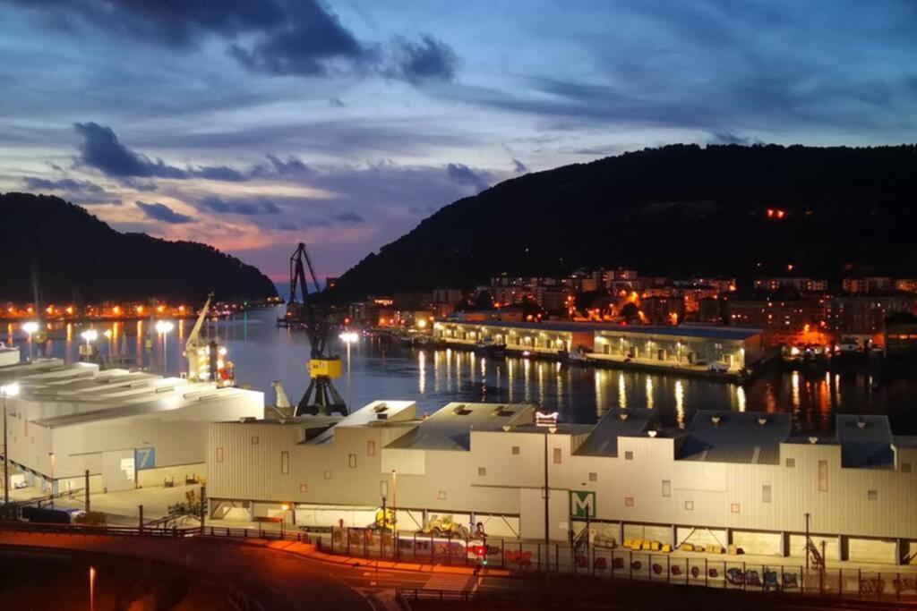 Apto Con Vistas A Bahia De Pasajes, A 10 Min Del Centro De San Sebastian Lezo Buitenkant foto